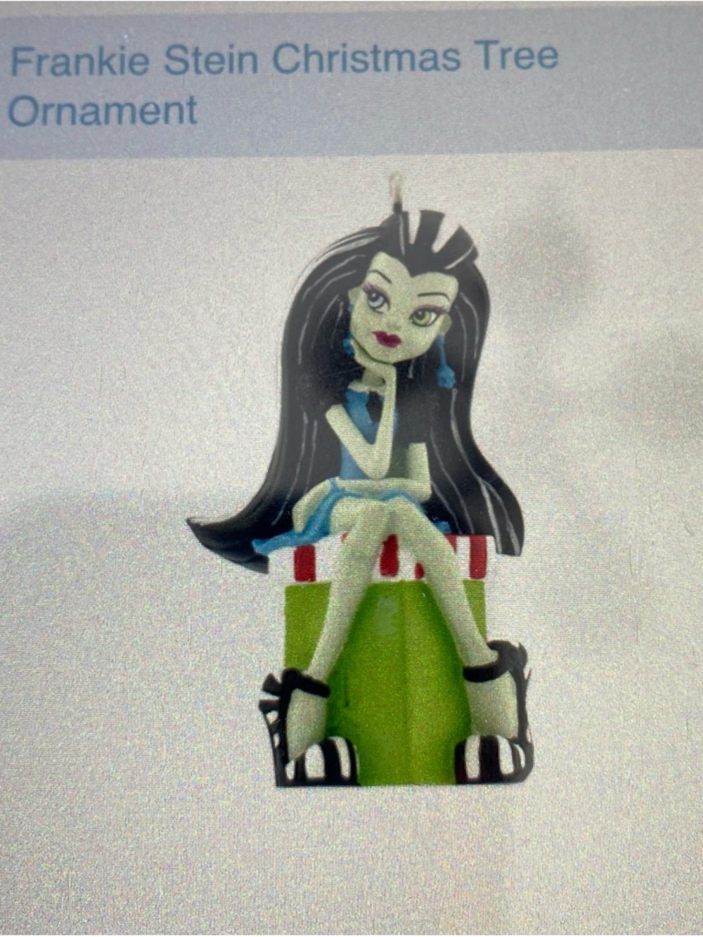 Mattel/Hallmark 2015 Frankie Stein Monster High Christmas Tree Ornament